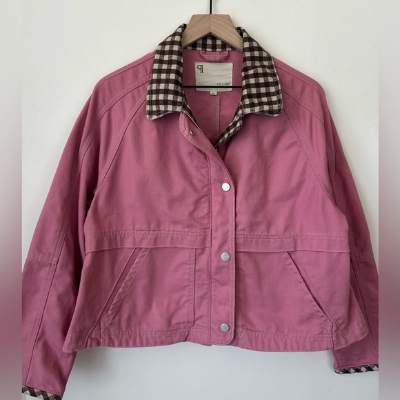 Anthropologie Pilcro The Lexie Crop Workwear Jacket S - Picture 4 of 9